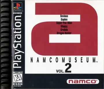 Namco Museum Vol. 2 (US) box cover front